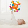 Huiye Teether Ball Baby plastic rattles baby toys Newborn eco friendly sensory teether  ball Teething Intelligence baby toy