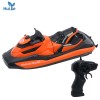 Huiye speed boat toy rc High Speed Motorcycle boat racing  2.4G RTR Remote Control Toy Waterproof rc Boat Toy for kids