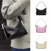 Statement Strap hobo underarm genuine Leather working satchel purses and handbags