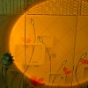 LAMHO Sunflower Sunset Red Rainbow Projector Lamp Sunset Projection Lamp Light Led Sunset Lamp
