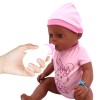Huiye reborn dolls black soft silicon newborn baby doll with clothes dress African American Black Silicone Baby Dolls