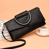 2021 Crocodile Pattern Leather Clutch Cow Leather evening Bag clutch bags for woman