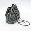 THE BUCKET TOTE Rhinestone Diamond drawstring gold Bucket bags Purse