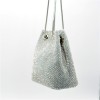 THE BUCKET TOTE Rhinestone Diamond drawstring gold Bucket bags Purse