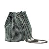 THE BUCKET TOTE Rhinestone Diamond drawstring gold Bucket bags Purse