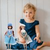 Huiye toy baby doll Beautiful Girl Porcelain Face Dolls for girls lovely fashion girl baby toy doll