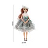 Huiye toy baby doll Beautiful Girl Porcelain Face Dolls for girls lovely fashion girl baby toy doll