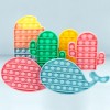 Huiye New Push Pop Bubble Fidget Sensory Toy stress reliever fidjet toy silicone simple fidget toy set pack