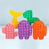 Huiye New Push Pop Bubble Fidget Sensory Toy stress reliever fidjet toy silicone simple fidget toy set pack