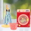 Huiye pretend play washing machine toy Electric Washing Machine Toys with soft light and sound for kids education toys wholesale