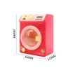 Huiye pretend play washing machine toy Electric Washing Machine Toys with soft light and sound for kids education toys wholesale