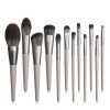 Fancy gray professional makeup brush set makeup brushes manufacturer private brush