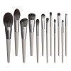 Fancy gray professional makeup brush set makeup brushes manufacturer private brush