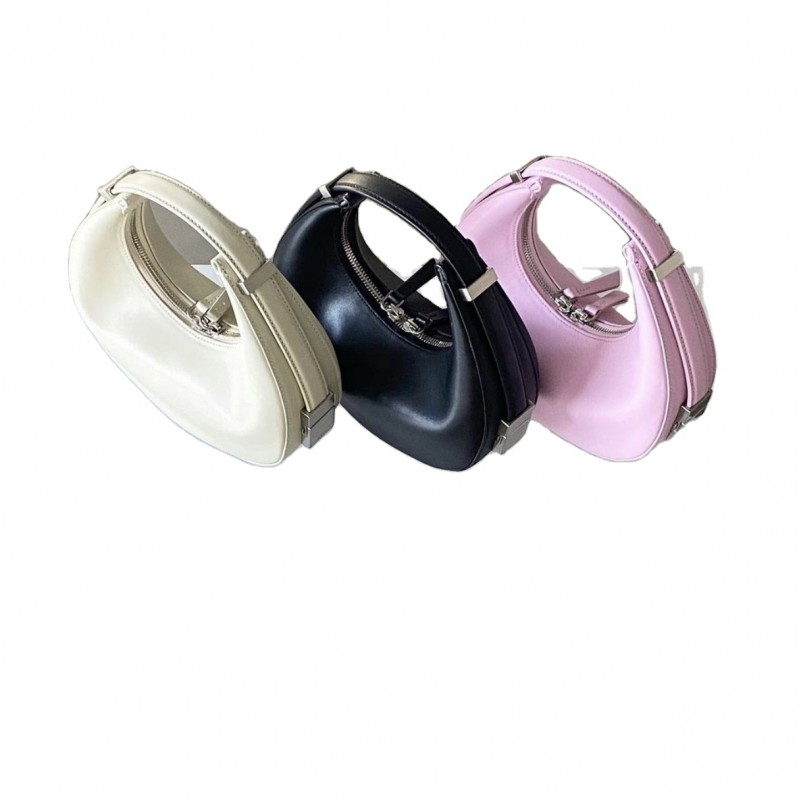 Luxury half moon hobo underarm armpit leather Mini Women Purses And Handbags for women