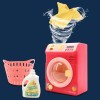 Huiye pretend play washing machine education toys Electric Washing Machine Toys with soft light and sound education toys