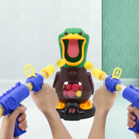 Huiye soft bullet toy gun shooting game toys sniper electronic soft bullet shooting target game toy with gun for kids