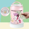 Huiye wholesale piggy bank toy mini safe pretend play money piggy bank box for kids educational plastic toy save piggy bank toy