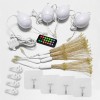 New Motor Rotation Christmas Decoration Starburst Light Remote Control Type Fireworks Xmas Lights Led Firework Lights