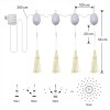 New Motor Rotation Christmas Decoration Starburst Light Remote Control Type Fireworks Xmas Lights Led Firework Lights