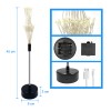Amazon Home Decoration 3*AA Battery Remote Control 8 Function Table Led Starburst Night Light  Led Firework Light lamp