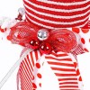 Trending products on amazon fabric stripe hat christmas tree topper for decoration