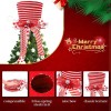 Trending products on amazon fabric stripe hat christmas tree topper for decoration