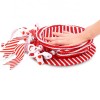 Trending products on amazon fabric stripe hat christmas tree topper for decoration