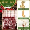 4 Pieces Gold Christmas Stocking Holders Mantel Stocking Hanger for Christmas Party Decorations