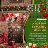Christmas Decoration Set of 4 Metal Christmas Stocking Holders Fireplace Stocking Hook