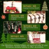 Christmas Decoration Set of 4 Metal Christmas Stocking Holders Fireplace Stocking Hook