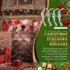 Christmas Home Decoration Non-Slip Safety Stocking Holder Christmas Stocking Hanger
