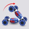 Huiye toy stunt car remote control double sided 4wd rc rolling car drift twisting climbing hand remote control toy car