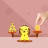 Huiye scale toys educational kids balance montessori toys animal lion balance scales math counting balance games toy