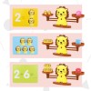 Huiye scale toys educational kids balance montessori toys animal lion balance scales math counting balance games toy