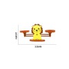 Huiye scale toys educational kids balance montessori toys animal lion balance scales math counting balance games toy