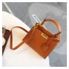 Alibaba trends designer crossbody genuine leather top handle handbags purse with turnlock