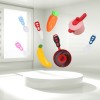 Huiye plastic kitchen cooking pot backpack toy educational pretend play kitchen play set toy in backpack case
