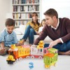 Huiye plastic train building blocks toys educational kids truck train diy puzzle building block train toy set