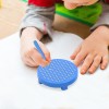 Huiye mini round magnetic steel beads plastic magnetic learning drawing board writing board drawing educational toys