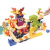 Huiye toy brick DIY block building block slide track toy set building blocks toys kids educational bloc de construction
