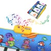 Huiye piano keyboard mat kids space animal music electronic piano blanket keyboard toy musical mat keyboard piano play mat dance