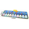 Huiye piano keyboard mat kids space animal music electronic piano blanket keyboard toy musical mat keyboard piano play mat dance