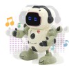 Huiye robotic toys for kids intelligent electric dancing robot speaker toy robots technology kids with light and music sound