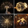 Amazon Outdoor Garden Dandelion Wedding Christmas Decoration Lighting Led Firework Light Led Starburst Sting Light