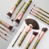 Wholesale 15 pcs makeup brush set Large Fan Brush For Makeup Brush Set private label