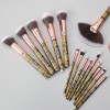 Wholesale 15 pcs makeup brush set Large Fan Brush For Makeup Brush Set private label