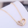 Copper  Zircon Necklace Korea Nhsc200079