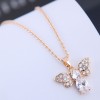 Copper  Zircon Necklace Korea Nhsc200132