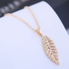 Copper  Zircon Necklace Korea Nhsc200137