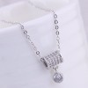 Copper  Zircon Necklace Korea Nhsc200145